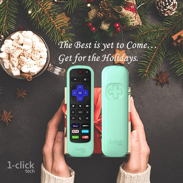 [M-Pack] 1-clicktech Remote for All Roku TV w/ 6 Keys - Disney+ ESPN Netflix Prime Hulu Youtube【Not for Roku Stick】