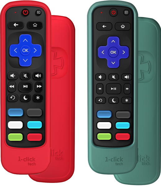 1-clicktech Silicone Case [10 color choices ] for 1-clicktech RT Series Remote Control, Kids-Friendly Anti Slip Shock Proof Silicone Cover Case